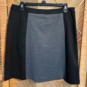 Darjoni Elegant Black and Gray Women's Skirt